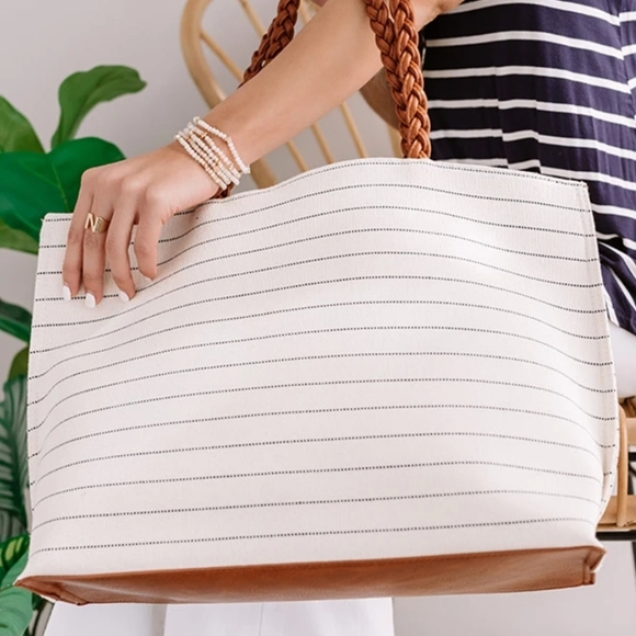 Beach Town Stripe Tote - Picture 3 of 6
